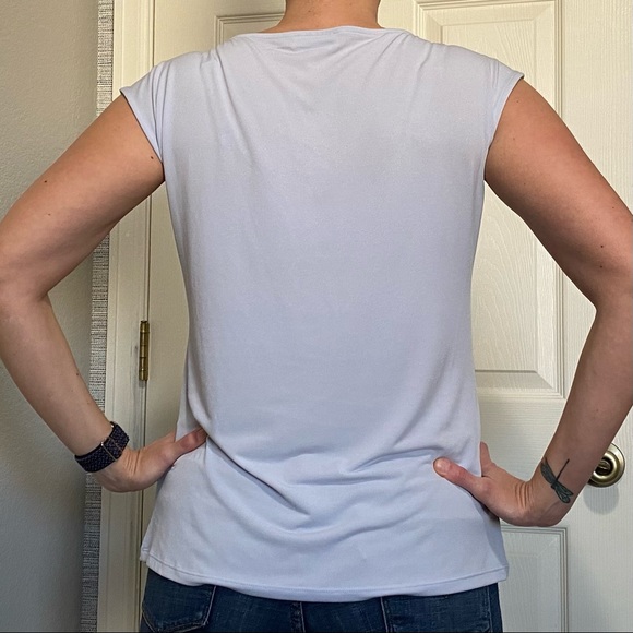 Periwinkle Calvin Klein Blouse M - Picture 2 of 6